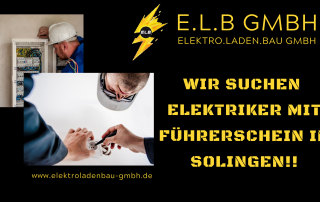 E.L.B GmbH - Stellenangebot Elektriker in Solingen